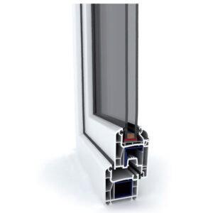 پروفیل لولایی UPVC