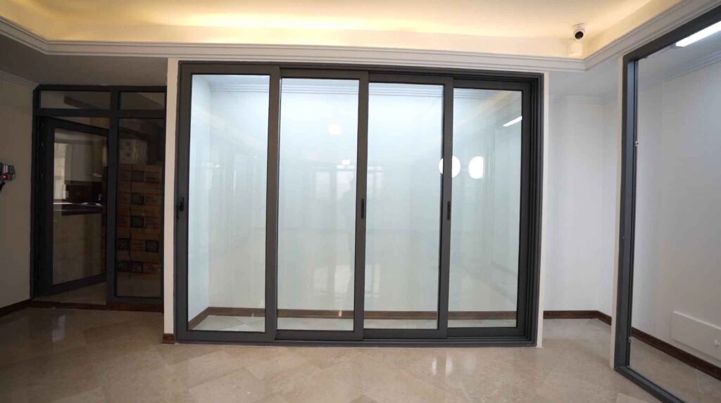 کشویی فلت سه ریل